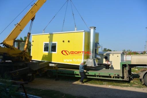 Завод «Фортис» изготовил транспортабельную котельную установку ТКУ-1240 и газорегуляторный пункт ГРПШ-03М-2У1